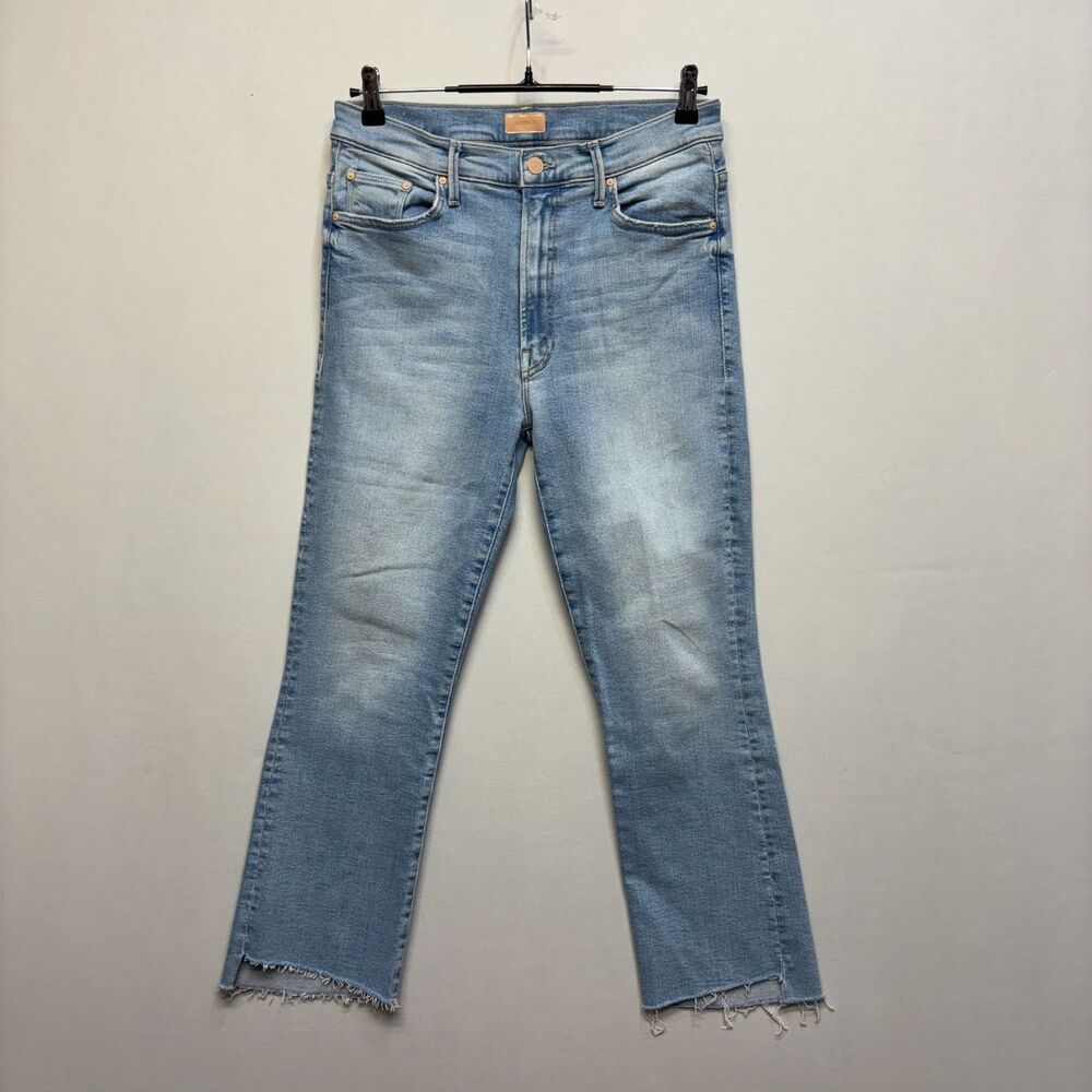 Light Wash Ankle Crop Jeans - Women's Cropped Denim